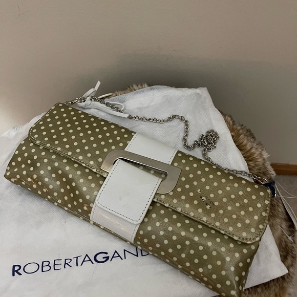 Roberta Gandolfi Handbags - ❤️SOLD❤️NWT Roberta Gandolfi poka dot clutch